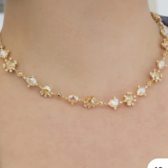 Swarovski Crystal Olive All Around Necklace - Picture 2 of 3